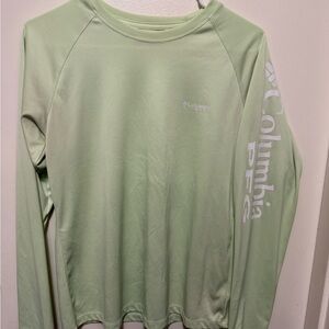 Columbia Sportswear Light Green Shirt